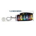 thumbnail image 6 of Buckle-Down Pet Leash, Dog Leash, Piano Keys Rainbow, 4 Feet Long 1.0 Inch Wide, 6 of 6