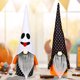 thumbnail image 2 of Paquete de 2 enanos de peluche de Halloween de 16.0 in para decoración de Halloween con calabaza Jack-O-Lantern Scythe con sombrero fantasma araña sueco Tomte Elf Doll Halloween decoración interior h JAMW Sencillez, 2 of 5