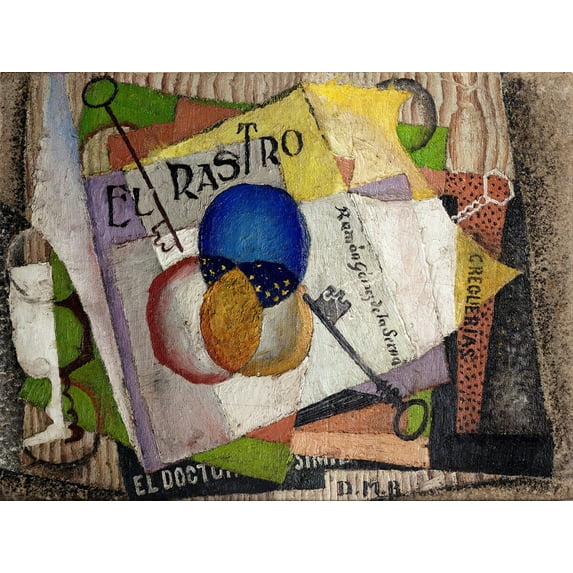 "Diego Rivera, El Rastro - CANVAS or PRINT WALL ART"