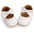 thumbnail image 4 of Infant Baby Girl Shoes Mary Jane Flats Dress Shoes Soft Anti-Slip Rubber Sole Walking Shoes Toddler Crib First Walker Shoes, 4 of 7