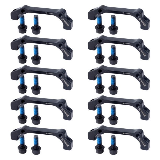 10X Disc el Adaptador de Montaje de Pinza de Freno Es / Poste Delantero 180 mm Trasero 160 mm para Shimano Hayes Mtb