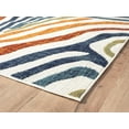 thumbnail image 4 of Abani Hampton Collection Area Rug Mid Century Zebra Print Living Room Decor Floor Rug 4 x 6 Multicolor, 4 of 8