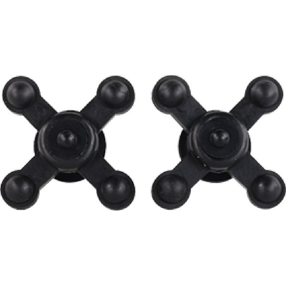 Bowjax LimbJax Limb Dampeners Solid Limb Black 2 pk.