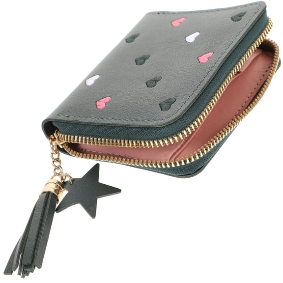 LABSERRON Cute Pu Wallet For Women Kawaii Card Holder Purse Protective Change Bag For School Shopping Work And Daily Use