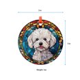thumbnail image 5 of Bichon Frise: -Style Christmas Ornament - Made With Real Glass, Holiday Keepsake, Xmas Tree Hanging Decoration, Seasonal Gift Idea, Collectible Ornament 2025 Christmas Tree Decorat, 5 of 5