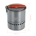 thumbnail image 3 of 1.5L Outdoor Cook Pot Cooking Equipment Tools Portable Hiking Camping Picnic Backpacking Mountaineering Pot Cookware, 3 of 8