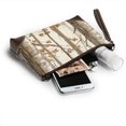 thumbnail image 6 of Leather Clutch 8 X 5. 5 In Wrist Strap And Hand Bag Easy To Carry Lightweight Waterproof And Durable Woods Camouflage Tan_4, 6 of 6