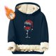 thumbnail image 1 of Sudadera con capucha para hombre, informal, a la moda, con estampado, de manga larga, con bolsillo, de poliéster, 1 of 5