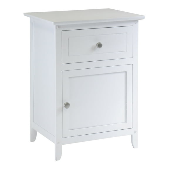 Winsome Eugene Accent Table, Nightstand, White Finish