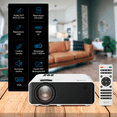 thumbnail image 2 of Proyector multimedia HD de 7000 lúmenes, portátil Steren PRO-300, 2 of 8