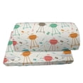 thumbnail image 4 of BBQ Foot Rest, Illustration of Repeated Colorful Retro Style Barbecue Grill Elements Food Party Print, Non-Slip Backing Ergonomic Memory Foam Leg Support for Office, Multicolor, by Ambesonne, 4 of 5