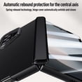 thumbnail image 4 of TECH CIRCLE for Samsung Galaxy Z Fold 6 Case Built-in Screen Protector,PU Leather Texture Full Protection Kickstand Case with Spring Hinge Protection for Samsung Galaxy Z Fold 6 7.6" 2024,  Blue, 4 of 6