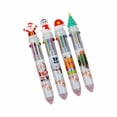 thumbnail image 1 of Less Than 5 Pen New Christmas Tree Santa 6 Colors Cartoon Press Plastic Cute Ballpoint Pen for Students Christmas Gifts Creative Hand Account Pen Press Ball Point Pen Random * 1 * 1ml, 1 of 9