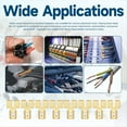 thumbnail image 5 of Conector de Pala Doble Trasero 8 Piezas, Adaptador Terminal Cable Bidireccional Eléctrico Desconexión Rápida, Macho Único No Aislado, 5 of 5