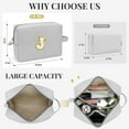 thumbnail image 2 of Gynky Makeup Bag Toiletry Bag Organizer Personalized Initial Make up Cosmetic Bags Travel Essentials for Birthday Christmas Girl Women Girlfriend Teacher Valentines Day Gifts, 2 of 9