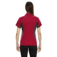 thumbnail image 3 of Ash City - North End Sport Red 78657 Ladies' Serac Utk Coollogik Performance Zippered Polo, 3 of 3