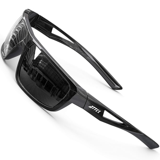 Gafas de sol ATTCL Sports Polarized J2021 para Hombre Negras
