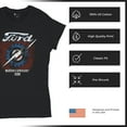 thumbnail image 6 of Ford F-100 Lightning Bolt Gear FoMoCo T-Shirt Vintage Classic Pickup Truck 1953 Iconic Retro Emblem Women's Tee, 6 of 7