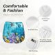 thumbnail image 4 of Balery Corals and Tropical Fish Pantalones cortos deportivos para mujer con forro y dos bolsillos, elásticos, para entrenamiento, gimnasio, yoga-X-Large, 4 of 7
