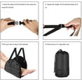 thumbnail image 4 of Rirool Portable Foam Airplane Footrest - Travel Foot Hammock for Relaxation and Comfort - Black, 4 of 8