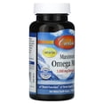 thumbnail image 5 of Carlson - Maximum Omega Minis, 1000 mg Omega-3s, Heart Function, Brain Support  Healthy Aging, Lemon, 60+20 Mini Softgels, 5 of 6