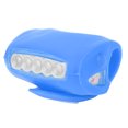 thumbnail image 5 of Bicicleta 7 luces LED Faro delantero trasero Luz de doble color Equipo de ciclismoAzul, 5 of 5