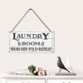 thumbnail image 7 of Hanging Wall Decor,Wooden Hanging Welcome Sign Welcome Rectangular Farmhouse Outdoor/Indoor Décor Rustic Welcome Sign For Porch Or Front Door Natural Wood Grain, 7 of 7