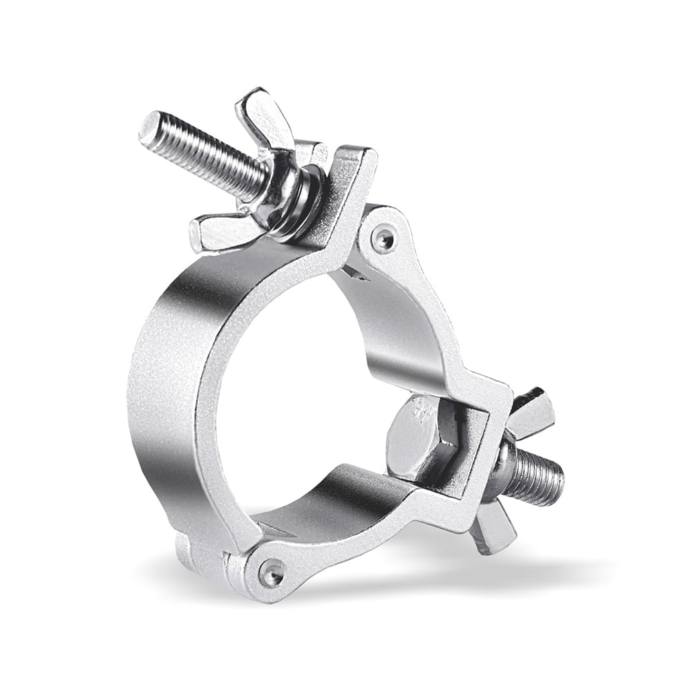 2 Inch Truss O Clamps, 10 Pack Olaalite Aluminum Stage Light Clamps for Truss, Heavy Duty 220LB LED Par Light Moving Head Lighting clamps, Fit for 48-52mm OD Pipe