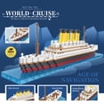 thumbnail image 3 of 2035 PCS Titanic Architecture Micro Building Bricks Model Kit for Adults – Detailed Architectural Display Model – Ages 14+, 3 of 7