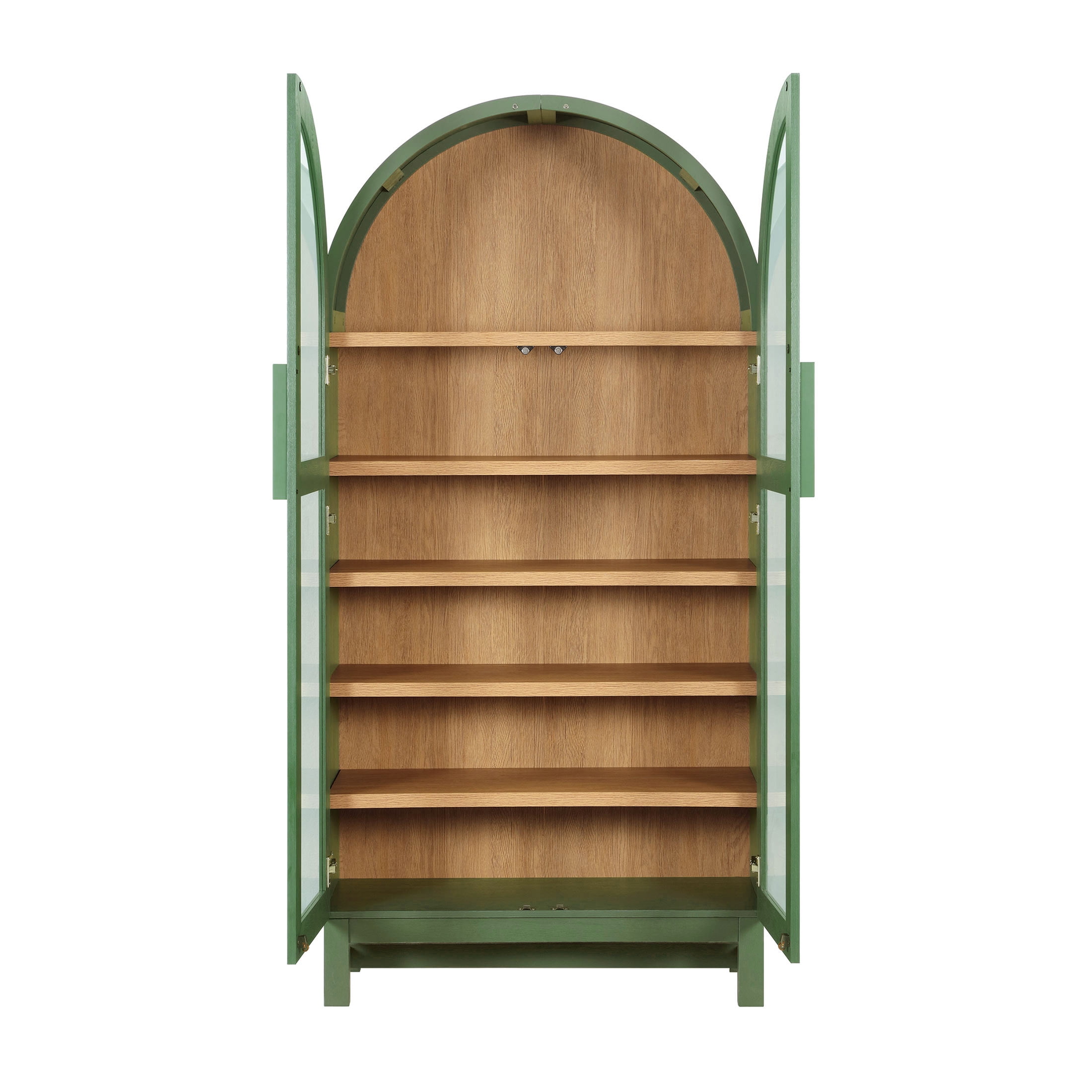 Better Homes & Gardens Juliet Arch Cabinet, Deep Green Finish