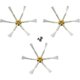 thumbnail image 3 of 2 improved side brushes compatible with Roomba 500, 600 and 700 Spare parts kit, 3 of 3