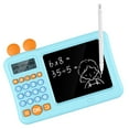 thumbnail image 4 of Calculadora para niños con bloc de notas, calculadora para suma, resta, multiplicación y división, máquina de aprendizaje de matemáticas con WordPad azul., 4 of 12