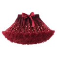 thumbnail image 4 of MEZZALL Kids Fashion Solid Color Bow Star Tutu Dress Girl's Tutu Dress Cozy, 12-24 Months, 4 of 4