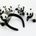thumbnail image 6 of Plush Panda Headwear Multiple Patterns Cartoon for Head & Clothing Decoration, 6 of 19