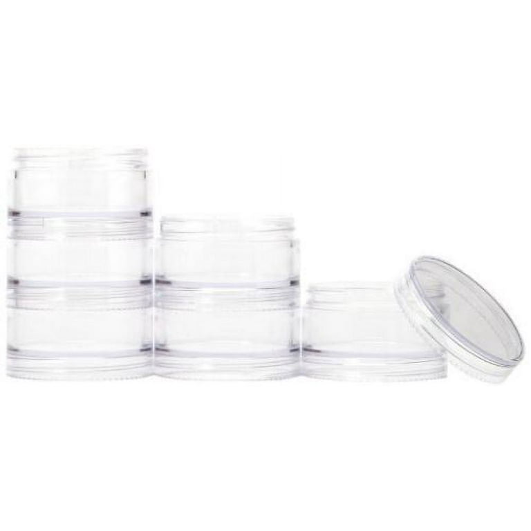Stackable Bead Storage Containers, Round Three Size Assortment, 19 Tot —  Beadaholique