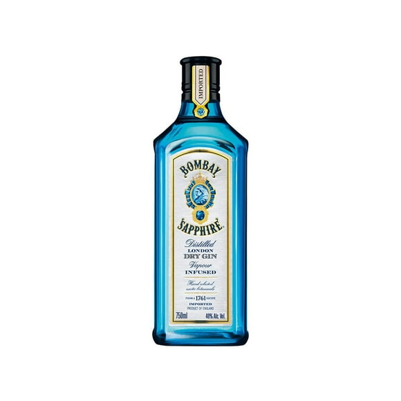 Caja de 12 Ginebra Bombay Sapphire 750 ml Bombay
