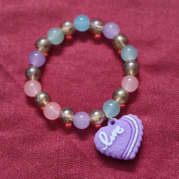 Handmade Multi Color Charm Bracelet For Girls Made In India Toy Bracelet valentine day special
