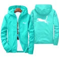 thumbnail image 3 of Primavera otoño hombres de gran tamaño protector solar rompevientos impreso chaqueta con capucha simplicidad moda adecuada para montañismo Camping, 3 of 5