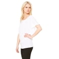 thumbnail image 2 of Women's Clementine Flowy Draped Sleeve Dolman T-Shirt, 2 of 3