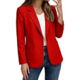 thumbnail image 2 of Women's Blazer Business Casual Lapel Collar Long Sleeve Open Front Work Office Suit Jackets with Pockets, 2 of 9