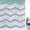 grey, variant on Black White Chevron Window Privacy Film Stain Glass,Reusable Decorative Rainbow Window Film,Geometric Red Sea Wavy Striped Static Cling Sun Blocking Stickers Decals Covers 17.7" x 78.7" (2pcs)
