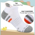 thumbnail image 3 of COOPLUS 10 Pairs Kids Socks Cotton Ankle Socks Low Cut Short Socks With Cushioned Sole, 3 of 7