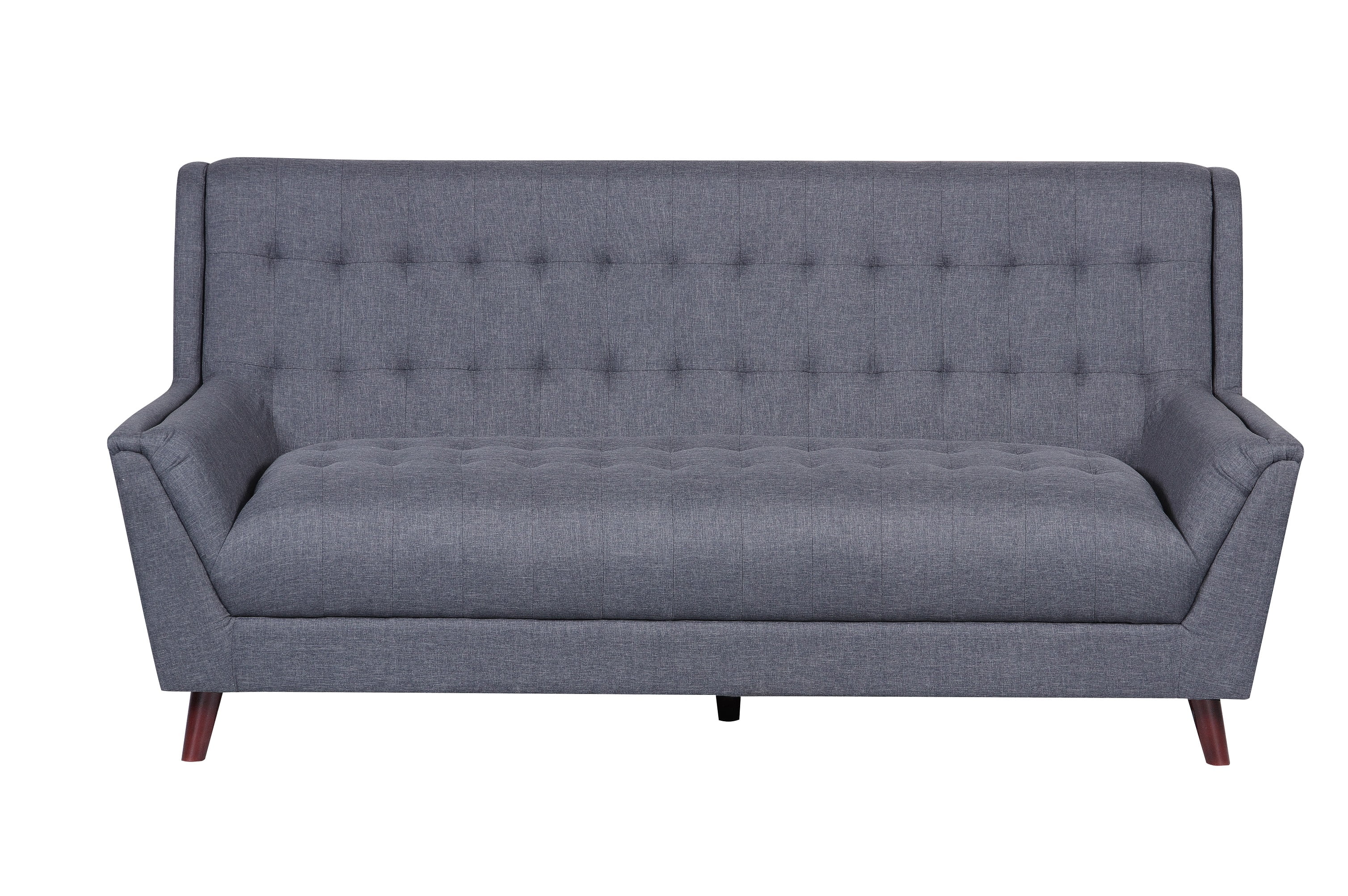 US Pride Furniture Tufted Back MidCentury Modern Sofa