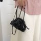 thumbnail image 3 of Bolso de noche para mujer PU plisado de alta capacidad para asistir a banquetes (negro), 3 of 6