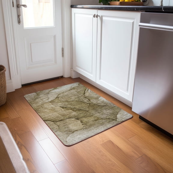 Addison Rugs Chantille Indoor/Outdoor Transitional Modern Brown Washable Rectangle Rug, 1'8" x 2'6"