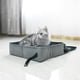 thumbnail image 1 of Caja de arena para gatos Caja de arena plegable para gatos Caja de arena para gatos para viaje para gatos Inodoro plegable para gatos Revestimiento de agua antisalpicaduras Resistente a arañazos, 1 of 5