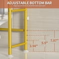 thumbnail image 4 of 3-Tier Over The Toilet Storage, Freestanding Metal Bathroom Shelves, Space Saver Above The Over Toilet Storage Shelf for Bathroom (Gold), 4 of 14