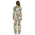 thumbnail image 3 of FORMRS Womens Pajama Set Long Sleeve Top and Pants with Pockets Soft Comfy Lounge Sleepwear, Sizes S-2XL, Sunny Blooms, 3 of 7