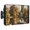Brown, variant on Summer Riverbank Gathering Waterproof Outdoor TV Cover, Vintage Sailboats Green Meadow Dogs Outside Weatherproof TV Enclosures for 48 to 50 Inch LCD Television Shield Flat Screen Protectors