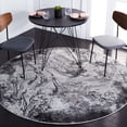 thumbnail image 2 of SAFAVIEH Craft Kaelee Abstract Area Rug, 6'7" x 6'7" Round, Grey/Silver, 2 of 8